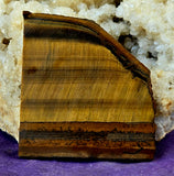 Lapidary Grade Gold Tigers Eye Crystal Slab Slate ✨⚜️🐅📿