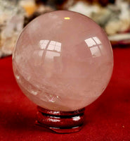 ✨RARE✨ STAR Rose Quartz Sphere 🔮🥀🩷