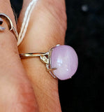 SS 925 Adjustable Kunzite Crystal Ring 💍💎✨🩷🌺