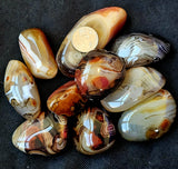 LG. Sardonyx Crystal Palmstones 🖤✨❤️