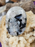 LG. Rainbow Moonstone Crystal Palmstone ✨ 🤩 💎 💙🌈