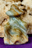 GORGEOUS Ocean Jasper Crystal Ghost w/Wizard Hat 🌊🐚👻🧙‍♀️✨🤯🤩