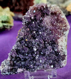 Galaxy Amethyst Crystal Cluster Specimen ✨🤩☪️🌌