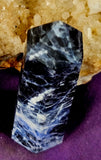 Sodalite Crystal Tower #2 💙🖤🤍✨🗼