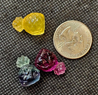 Rainbow Fluorite Crystal Mini SpongeBob SquarePants Pineapple House 🍍🏠