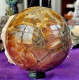 XL Sunstone & Moonstone Crystal Sphere ✨🌞☀️☪️🌙🌛