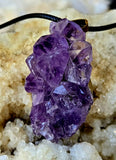 Raw Amethyst Crystal Necklace 💜✨📿