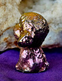 Rainbow Titanium Bismuth Crystal Toy Poodle Figurine ✨🌈🐩🐾🩷🧡