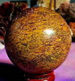 LG. Calligraphy Jasper Crystal Sphere ✨🔮✒️🍂