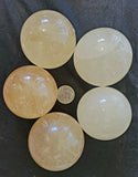 Yellow Calcite Sphere