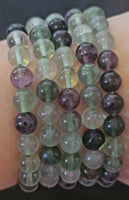 Rainbow Flourite Crystal Bracelet